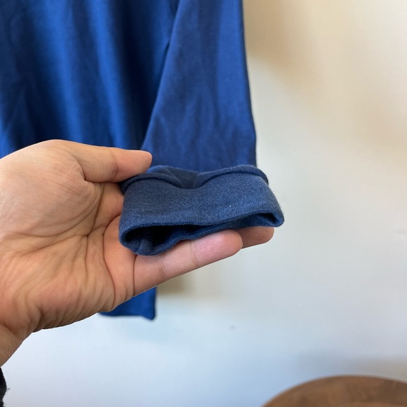 Vintage The North Face navy blue turtleneck shirt - Picture 5 of 6